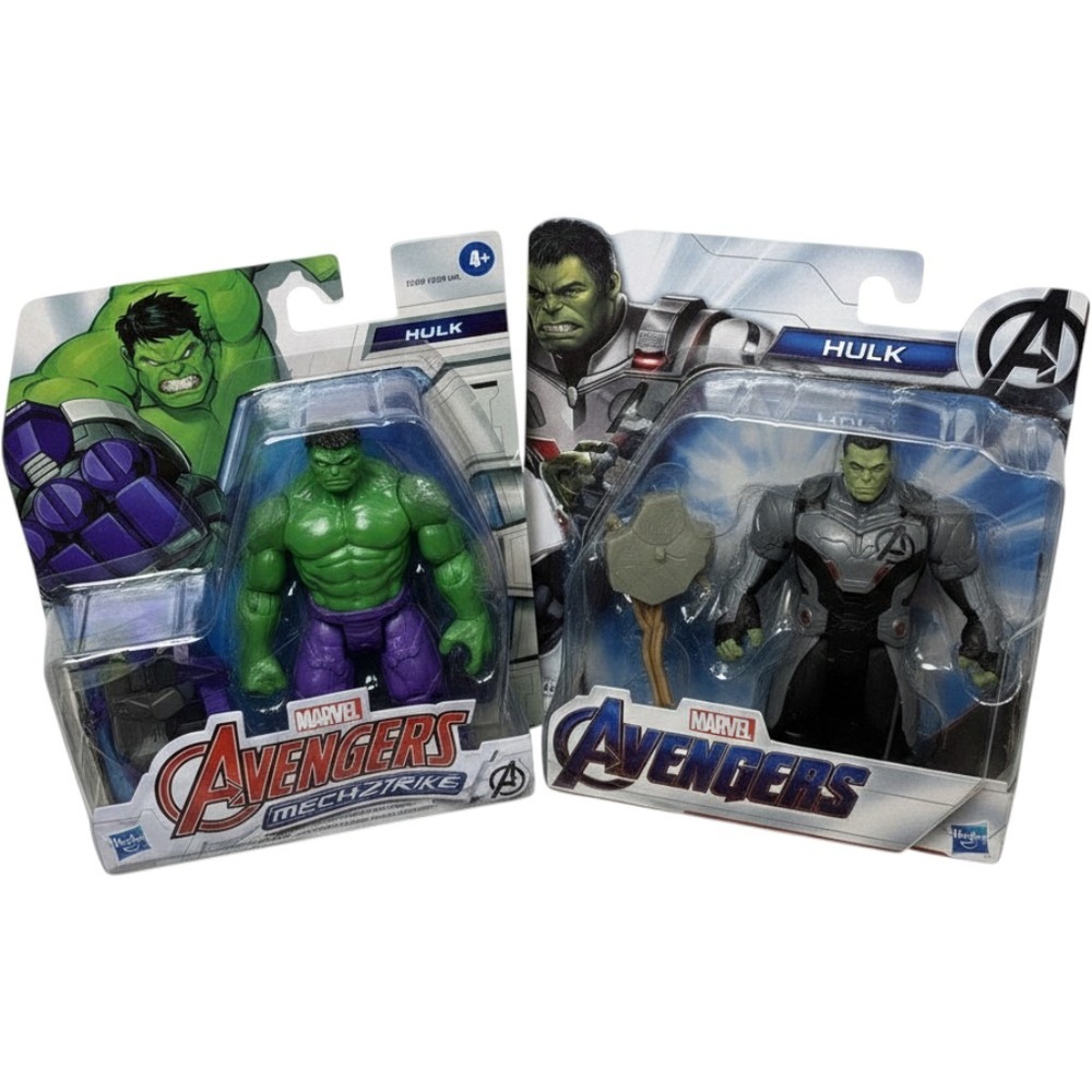 Lot of 2 Marvel Hulk Avengers action figurines Hulk & Hulk Mech Strike NEW